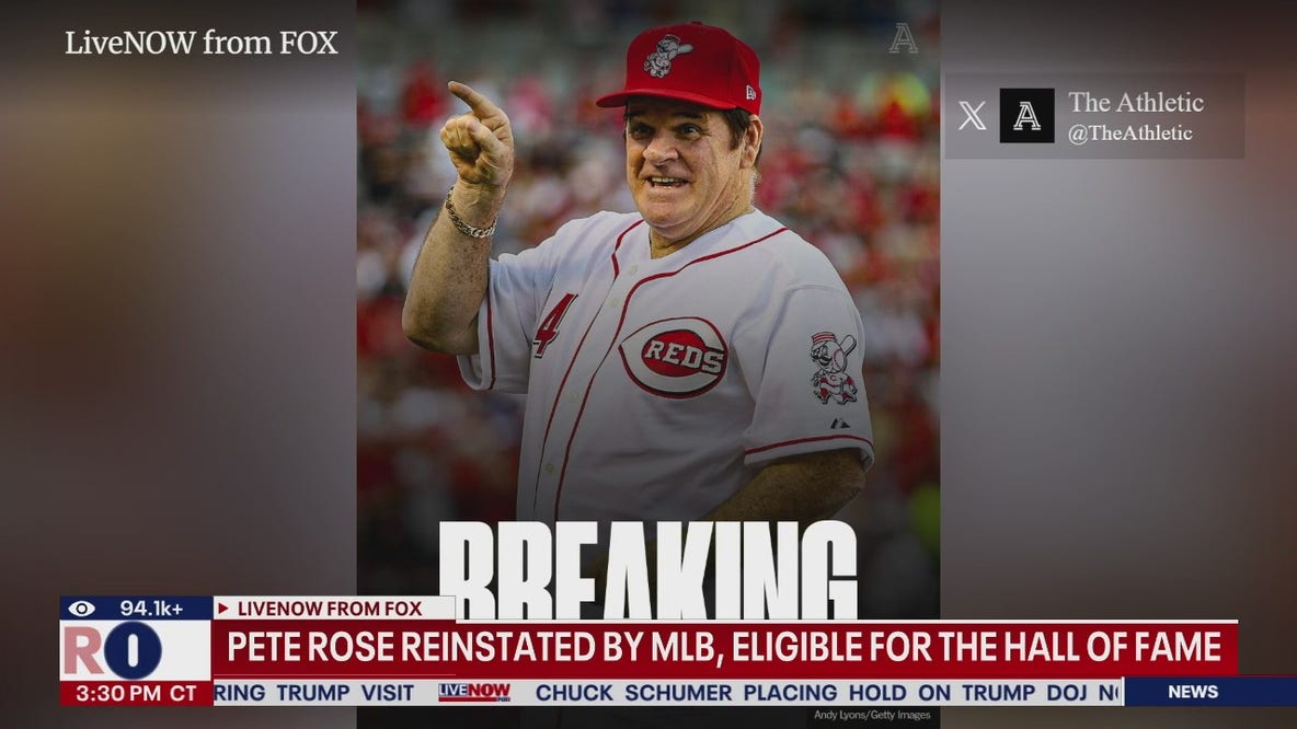 Pete Rose reinstated to MLB, Hall of Fame eligible